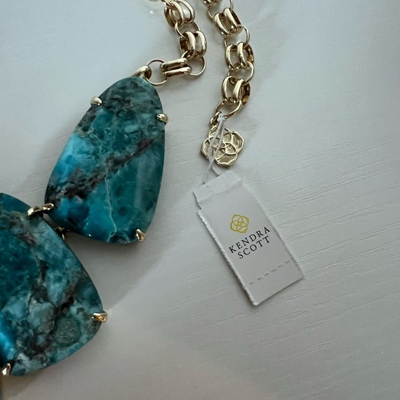 NWT Kendra Scott Harlow statement necklace Rare - Picture 5 of 6